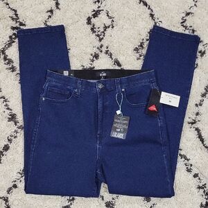 LulaRoe High Rise Slim Straight Jeans Size 30 Dark Wash NWT